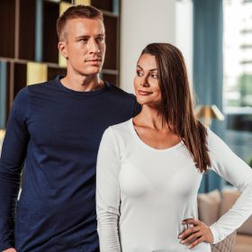 Slika Ženska oprijeta majica z dolgimi rokavi ef202