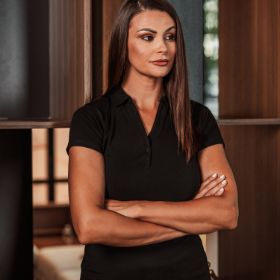 Slika Ženska oprijeta polo majica ef109