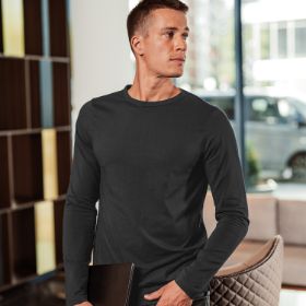 Slika Moška lahka majica z dolgimi rokavi em203