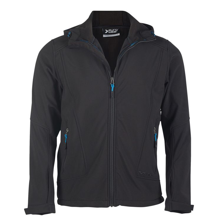 Slika Moška softshell jakna s kapuco em603
