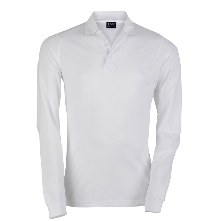 Slika Moška pique polo majica z dolgimi rokavi em210