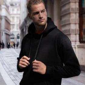 Slika Moški modni pulover s kapuco em515