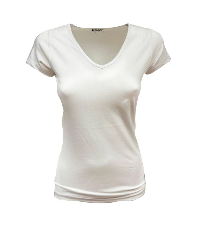 Slika Ženska majica z v izrezom ef108