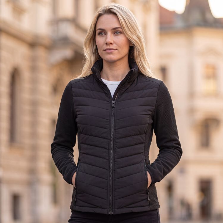 Slika Ženska lahka hibridna jakna brez kapuce ef803