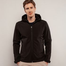 Slika Moška softshell jakna s kapuco em603 - outlet
