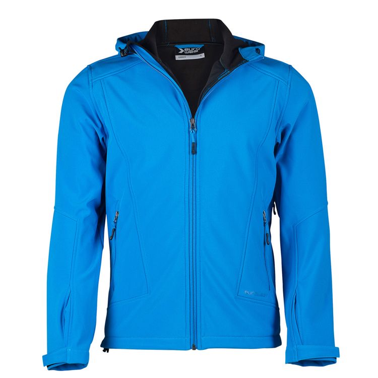 Slika Moška softshell jakna s kapuco em603 - outlet