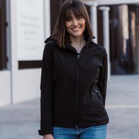 Slika Ženska softshell jakna s kapuco ef603 - outlet