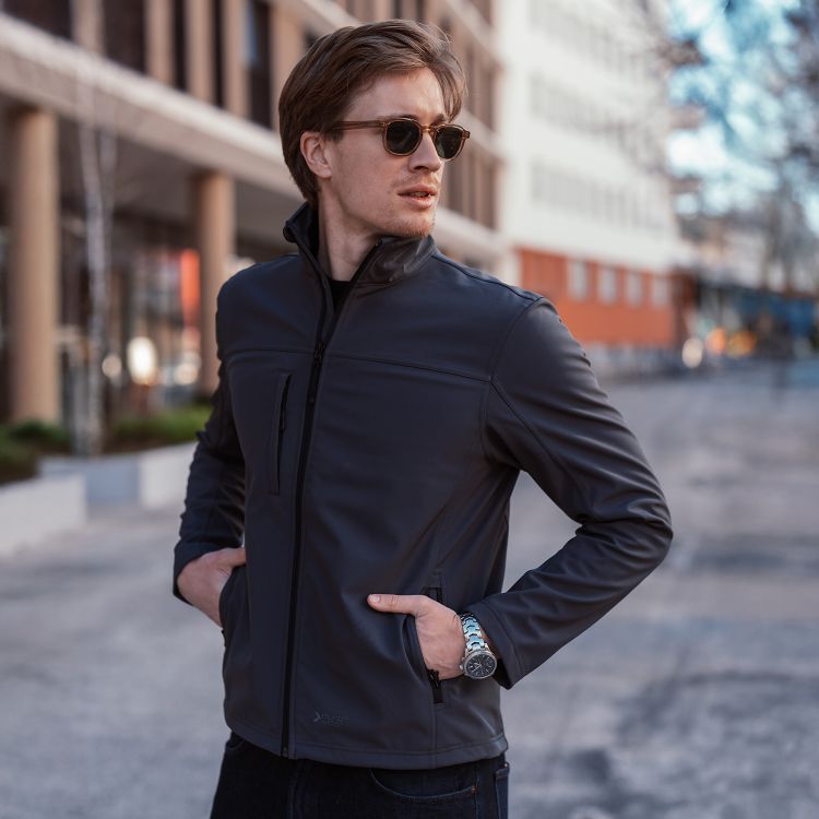 Slika Moška klasična softshell jakna em601