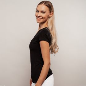 Slika Ženska majica z v izrezom ef108